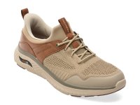Pantofi sport SKECHERS gri, ARCH FIT CROSSER, din material textil - 1