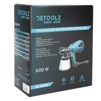 Pistol Electric de Vopsit Detoolz DZ-SE144, 600W, 1200 ml/min - 8