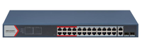 Switch Hikvision DS-3E1326P-EI(B) Fast Ethernet cu 24 porturi PoE - 1