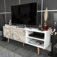 Comoda TV Ronas - Alb - 3