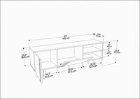 Comoda TV Ronas - Alb - 5