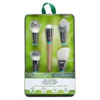 Set de Pensule EcoTools Wake Up and Glow - 5 Bucati pentru Machiaj Perfect - 1