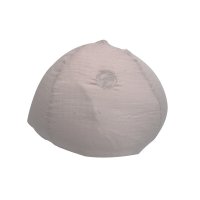 Sezlong Puf pentru Copii, BabyTrold, Markland Pure, Muselina Gri, Husa Detasabila, Umplutura cu Bilute, 30 x 50 cm, 12 luni+ - 1
