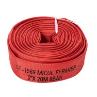 Furtun pompier 2 toli,  20m, 2 bari - lucru, 8 bari - spargere, Micul Fermier GF-1569 - 1