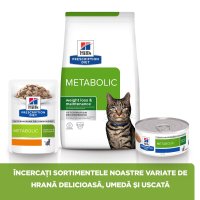 HILL'S Prescription Diet Metabolic pentru Pisici cu Pui, 12kg - Hrană Uscată pentru Afecțiuni Metabolice - 10