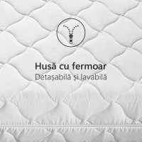 Saltea Ortopedica Star Moon Athena DoubleSide 140x200x25cm, Spuma Poliuretanica Reversibila, Ferma - 4