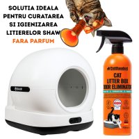 SHAW PetStandard Solutie Profesionala Enzimatica, odorizant litieră pisici, 750ml - 2
