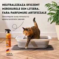 SHAW PetStandard Solutie Profesionala Enzimatica, odorizant litieră pisici, 750ml - 4