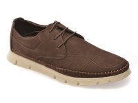 Pantofi sport BITE THE BULLET maro, OY2090, din nabuc - 1