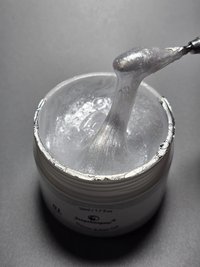 Gel UV de Constructie FSM Unicorn Pearly White 01 - 50gr | Alb Perlat cu Reflexii Argintii - 1