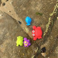 Set 7 animalute de baie Playgro fara BPA Floating Sea Friends New Blue - 1