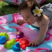 Set 7 animalute de baie Playgro fara BPA Floating Sea Friends New Blue - 6