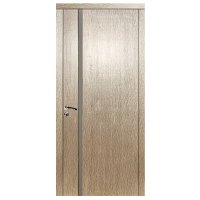 Usa de interior KMC-035 din lemn cu geam, 2000x700 mm, Gri Deschis - 2