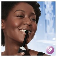 Set 2 x Periuta de dinti electrica Oral-B Vitality Pro, Curatare 2D, 3 programe, 1 Incarcator, 2 Capete, Negru/Violet - 1