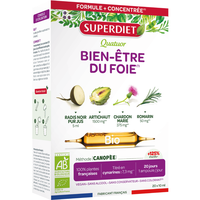 Superdiet 4 Plante pentru Sanatatea Ficatului, 10ml x 20 Fiole Bio - 1