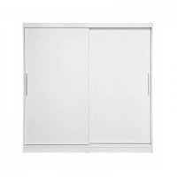 Dulap CORFU 01, usi glisante, alb, 200x60x200 cm - 1
