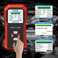 Tester baterie auto Lancol MICRO-500, verificare rapida 12V Plumb-Acid si LiFePO4, compatibil AGM, GEL, EFB, rosu negru - 10