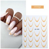 Sticker Decor Unghii French Color SD-1929 - Everin - 1