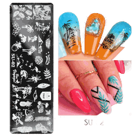 Matrita de unghii pentru stampila summer trends SU-02 - SU-02 - Everin.ro - 1