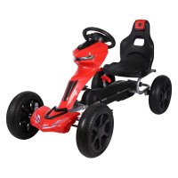 Nichiduta Go Kart Extreme Red pentru copii, cu structura metalica si scaun reglabil - 8