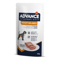 ADVANCE VETERINARY DIETS Weight Balance, XS-XL, Pui, dietă veterinară, plic hrană umedă câini, obezitate, (în aspic), bax, 150g x 8buc - 2