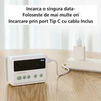 Aspirator nazal electric cu 9 trepte de aspiratie cu sunete si baterie de lunga durata Hospital grade Momcozy - 1