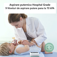 Aspirator nazal electric cu 9 trepte de aspiratie cu sunete si baterie de lunga durata Hospital grade Momcozy - 2