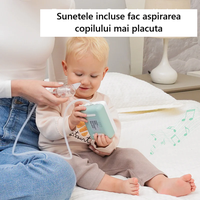 Aspirator nazal electric cu 9 trepte de aspiratie cu sunete si baterie de lunga durata Hospital grade Momcozy - 3