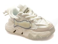 Pantofi sport GRYXX albi, 351216, din material textil si piele naturala - 1