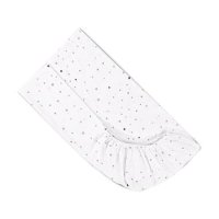 Cearceaf cu elastic Lorelli Happy Friends Mint, bumbac 100% ranforce, 60 x 120 cm - 1