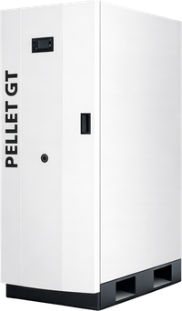 Centrala termica pe peleti Fornello GT 35 Standard, 35 KW cu buncar de 50 kg si echipamente complete - 1
