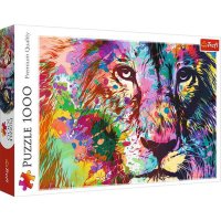 Puzzle Trefl Lion Colorat, 1000 Piese - 1