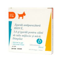 LABORATOIRES BIOVE, deparazitare externă câini, zgardă LABORATOIRES BIOVE, deparazitare externă câini, S-M, zgardă, 45 cm, 1buc - 2