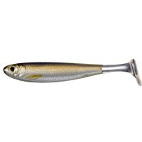 Shad Livetarget Slowroll Shiner Paddle Tail, culoare Silver-Brown, 12.5cm, 3buc - 1