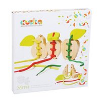 Cubika Jucarie Din Lemn - Joc De Snuruit Fructe - 1