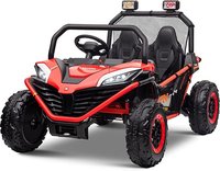 UTV electric pentru 2 copii Kinderauto Dune-Buggy 300W 24V, cu roti MOI, culoare Rosie - 1
