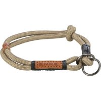 Trixie Zgarda Coarda Be Nordic, L - XL: 55 cm / 13 mm, Nisipiu/ Negru - 1