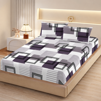 Set Husa de Pat Finet Urban Blocks cu 2 Fete de Perna pentru Saltea 160x200 cm - 1