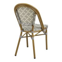 Scaun dining Lauria alb, 57x45x88 cm - Eleganță și confort - 2