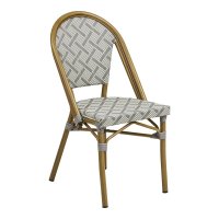 Scaun dining Lauria alb, 57x45x88 cm - Eleganță și confort - 5