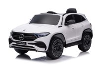 Masinuta electrica Mercedes EQA pentru copii, 4x4, 140W, 12V, premium, alba - 1