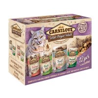 CARNILOVE Multipack, 4 arome, pachet mixt, plic hrană umedă fără cereale pisici, (în sos), 85g x 12 - 2