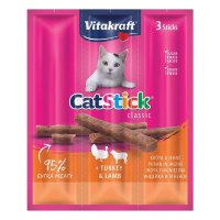 Recompense Pisici Vitakraft CatStick Mini Curcan si Miel, 3 x 18 g - 1
