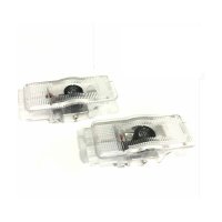 Set 2 Bucati Emblema Logo LED Portiera dedicata Marca Auto PEUGEOT - 7