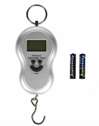 Cantar electronic portabil 40 Kg cu carlig si afisaj digital baterii Incluse colorat  MX939 - 1