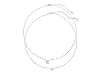 Colier argintiu ALDO ELISSAH 973 din metal - 1