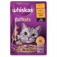 WHISKAS Tasty Mix - Crema Delicioasa cu Miel si Curcan pentru Pisici, 85g - 4