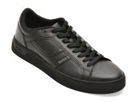 Pantofi sport BOSS model 2636 negri din piele ecologica - 1