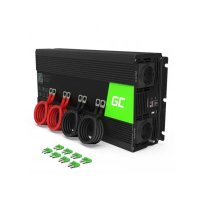 Invertor de tensiune 24V -> 230V, 3000W, sinur pur, INV21, Greencell - 1