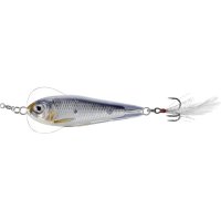 Vobler Livetarget Flitter Shad, culoare Silver-Black, 6cm, 21g - 1
